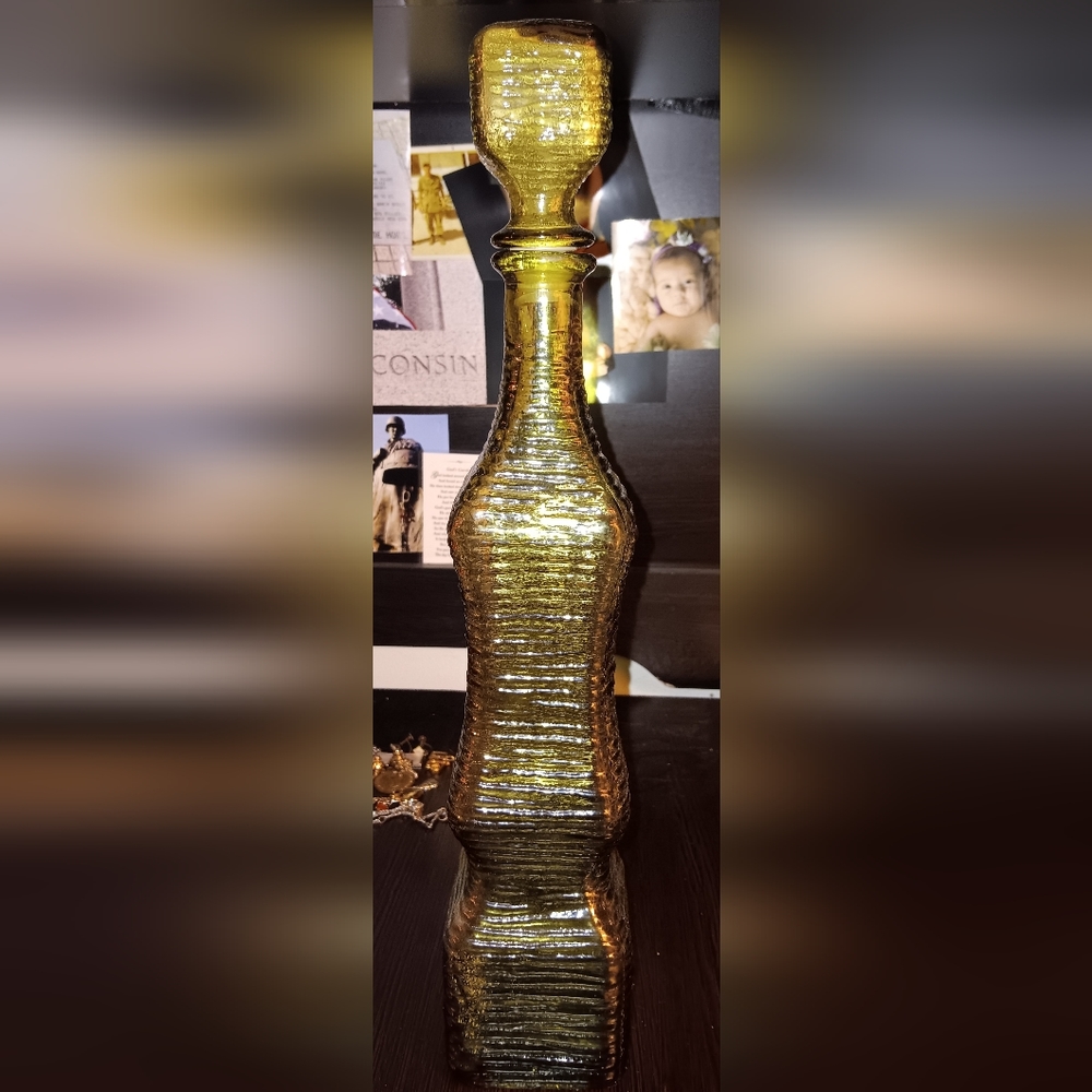 EMPOLI SQUARE BRUTALIST BOTTLE WITH STOPPER
